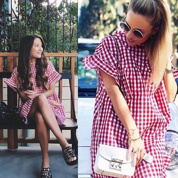 ASOS Dresses & Skirts - Asos red Gingham Smock